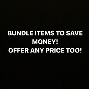 Bundle items and save! doing a closet clear out!
